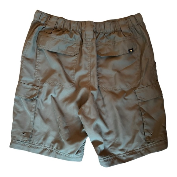 Boy Scouts Olive Green Cargo Shorts Relaxed Medium - Picture 5 of 8